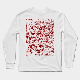 Blood Spatter Long Sleeve T-Shirt